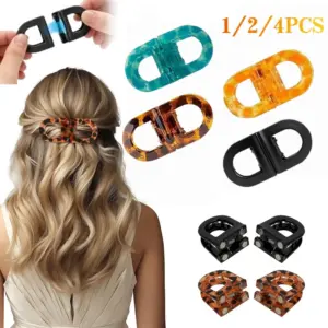 1/2/4PCS Magnetic Hair Clips Strong Hold Professional Salon Sectioning Clips Non-Slip Styling Clips Girls Hairstyling Tools Set